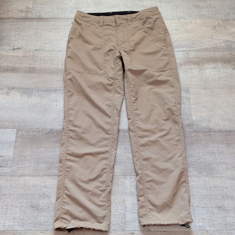 Patagonia Hiking Pants Mens 31 Tan Beige Lightweight Outdoor Travel Casual